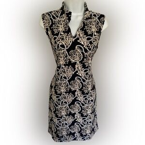 Lulu-b Black ,white dress - S black white , nylon spandex